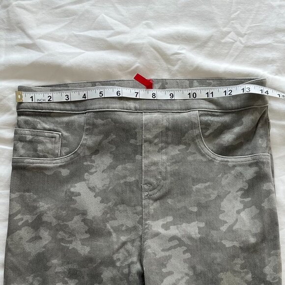 SPANX Stone Wash Camo Jean-ish Ankle Jegging Green Size Medium‎ - Picture 12 of 14
